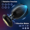 360 Rotation Vibrating & 7 Speeds Remote Control Butt Plug Vibrator
