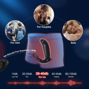 SBD 5 in 1 Thrusting & Vibrating Anal Vibrator Butt Plug with Cock Ring