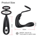APP Control Thrusting Vibrating Prostate Massager Cock Ring with Rasied Dots