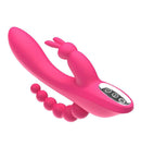 3-in-1 7 Vibrating Modes Rabbit G-Spot Stimulator Anal Dildo Vibrator - Lusty Time