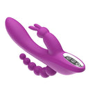 3-in-1 7 Vibrating Modes Rabbit G-Spot Stimulator Anal Dildo Vibrator - Lusty Time