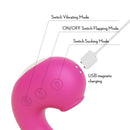 TRIPLE AROUSAL Clitoral Sucking Licking and G Spot Vibrator - Lusty Time