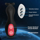 GURIN 7 Vibrations & 7 Thrusts Cock Ring Prostate Massager