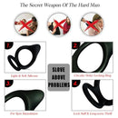 Ejaculation Lock Silicone Penis Ring - Lusty Time