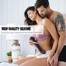 Vibrating Vaginal & Anal Dildo with Handle - Lusty Time